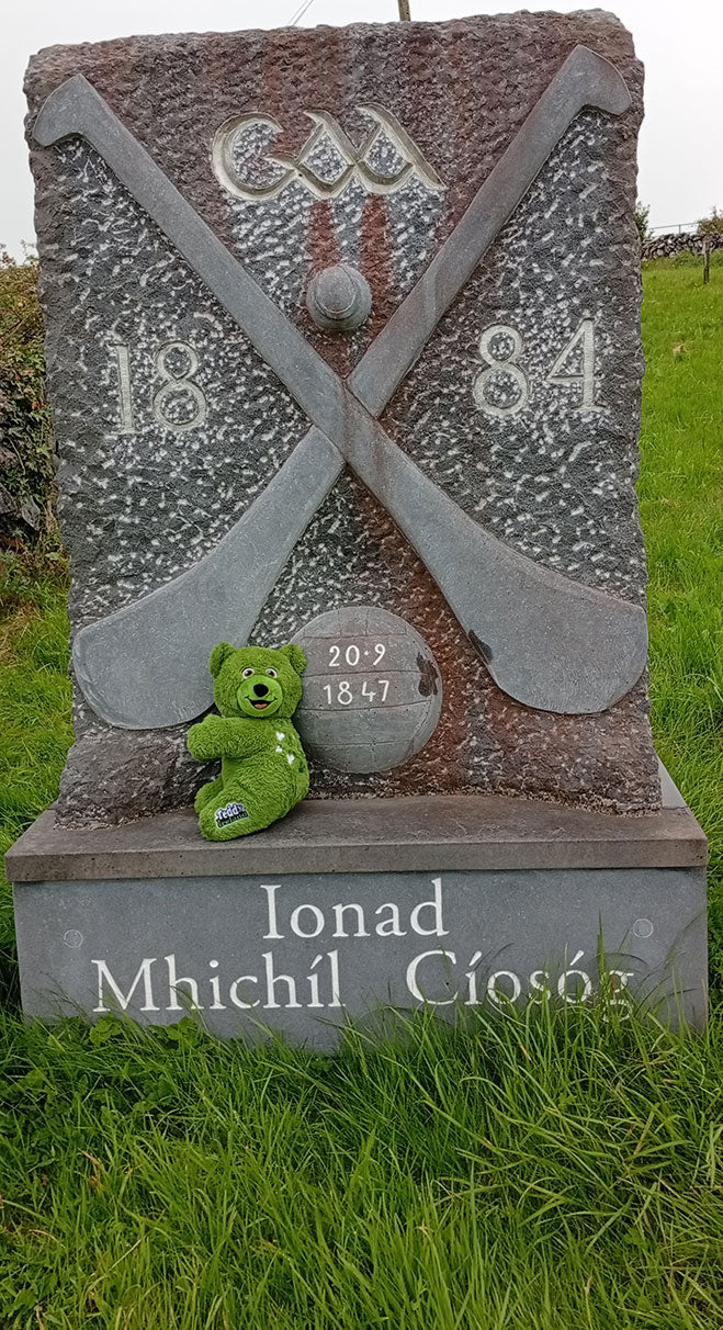 Teddy Ireland at GAA Founder, Michael Cusack Centre, Carran, County Clare.