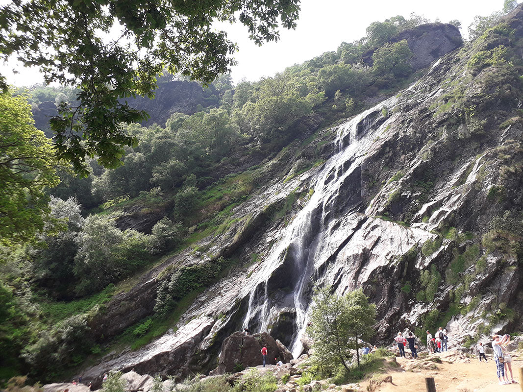 Powerscourt Waterfall, Powerscourt Estate, Wicklow, Ireland brought to you by Teddy Ireland photo collection.